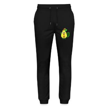 Avocat de chat - Pantalon de jogging bio MOVER Stanley/Stella unisexe - noir - Devant - Marisol (170cm) & Nik (191cm)