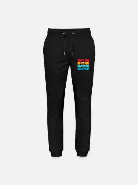 Verdens bedste Work Bestie Support-personale - Stanley/Stella Mover økologiske unisex joggingbukser - sort