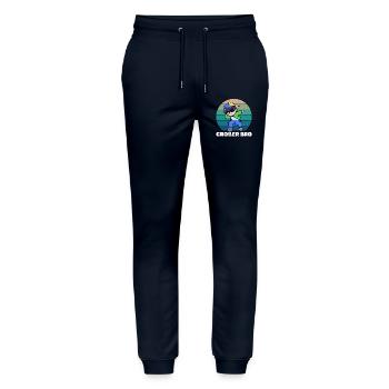 Cooler Spruch Bro Bruderherz Stolzer Großer Bruder - Stanley/Stella Unisex Bio Jogginghose Mover  - Navy - Vorne - Marisol (170cm) & Nik (191cm)