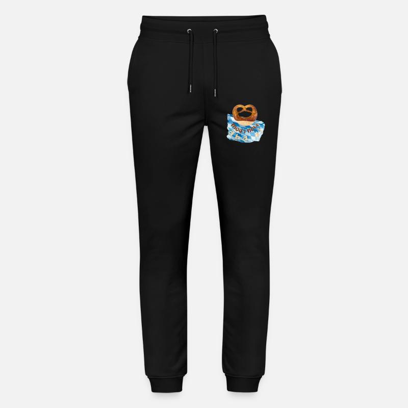 Wiesen Brezel - Stanley/Stella Unisex Bio Jogginghose Mover  - Schwarz