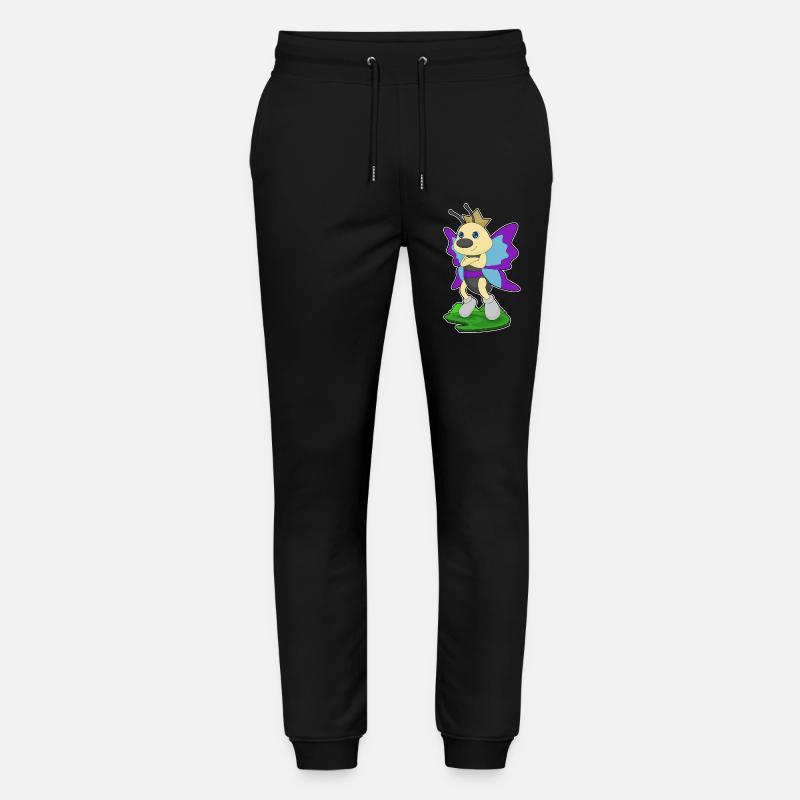 Couronne de princesse papillon - Pantalon de jogging bio MOVER Stanley/Stella unisexe - noir