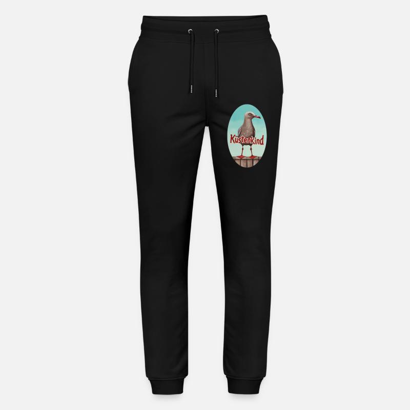 Küstenkind - Stanley/Stella Unisex Bio Jogginghose Mover  - Schwarz