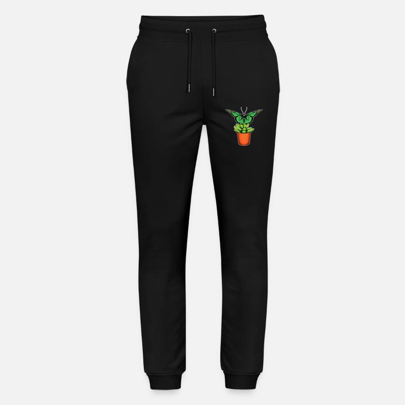 Fleur de pot de fleurs papillon - Pantalon de jogging bio MOVER Stanley/Stella unisexe - noir