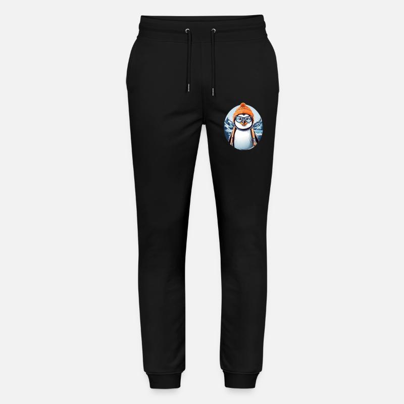 Süßer Pinguin - Stanley/Stella Unisex Bio Jogginghose Mover  - Schwarz