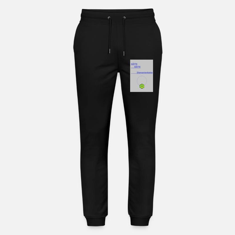 Diamantenkette Geometrisch - Stanley/Stella Unisex Bio Jogginghose Mover  - Schwarz