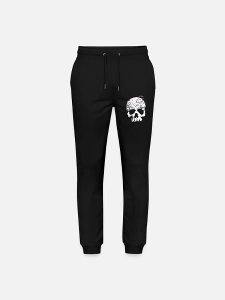 Tree of Life Skull Illustration - Stanley/Stella Mover Unisex Organic Jogging Trousers - black