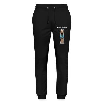 Senior Pensionierung Ruhestand Freiheit Statement - Stanley/Stella Unisex Bio Jogginghose Mover  - Schwarz - Vorne - Marisol (170cm) & Nik (191cm)