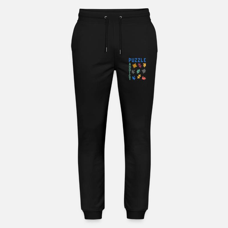 Süchtig nach Puzzles - Stanley/Stella Unisex Bio Jogginghose Mover  - Schwarz