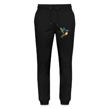 Hummingbird - Stanley/Stella Mover Unisex Organic Jogging Trousers - black - Front - Marisol (170cm) & Nik (191cm)