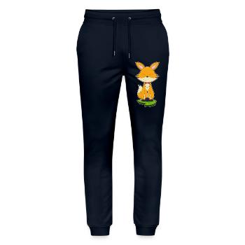 Nœud papillon Fox - Pantalon de jogging bio MOVER Stanley/Stella unisexe - marine - Devant - Marisol (170cm) & Nik (191cm)