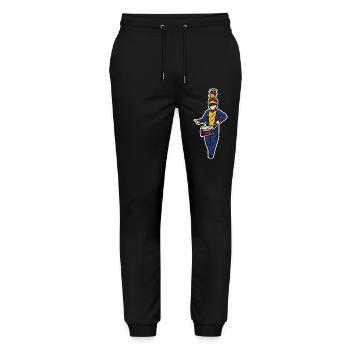 Trommler Junge - Stanley/Stella Unisex Bio Jogginghose Mover  - Schwarz - Vorne - Marisol (170cm) & Nik (191cm)