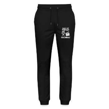 Erfolg Statement Karriere Beruf Regisseur Job - Stanley/Stella Unisex Bio Jogginghose Mover  - Schwarz - Vorne - Marisol (170cm) & Nik (191cm)