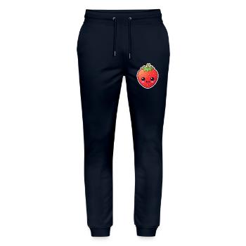 Anime Erdbeere - Stanley/Stella Unisex Bio Jogginghose Mover  - Navy - Vorne - Marisol (170cm) & Nik (191cm)