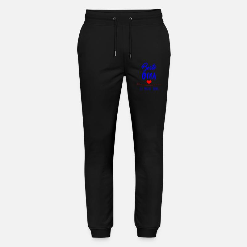 beste Oma - Stanley/Stella Unisex Bio Jogginghose Mover  - Schwarz