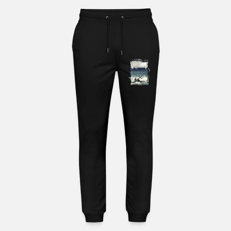 Planeur kite kite kite kit - Pantalon de jogging bio MOVER Stanley/Stella unisexe - noir