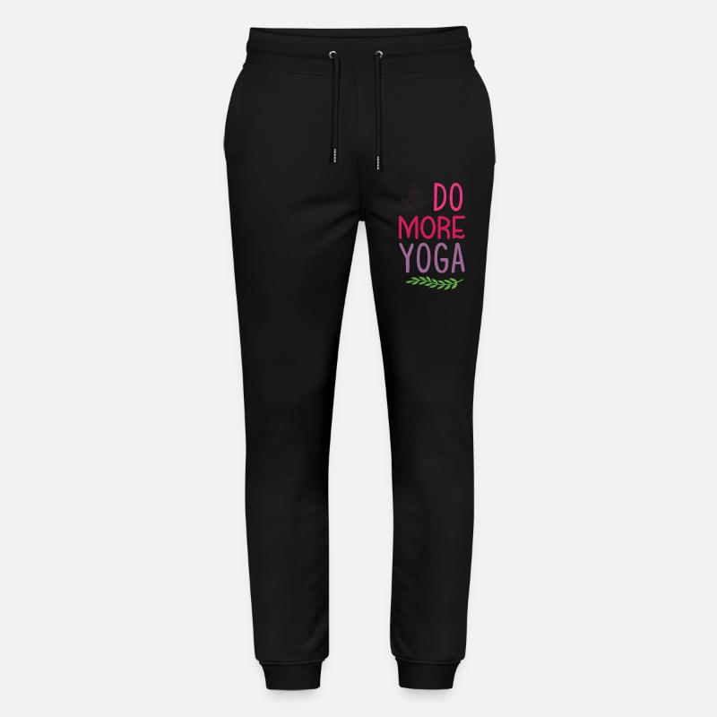 Faites plus de yoga - Pantalon de jogging bio MOVER Stanley/Stella unisexe - noir