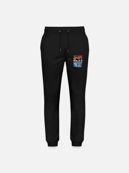 Schwerelosig Kite - Stanley/Stella Unisex Bio Jogginghose Mover - Schwarz