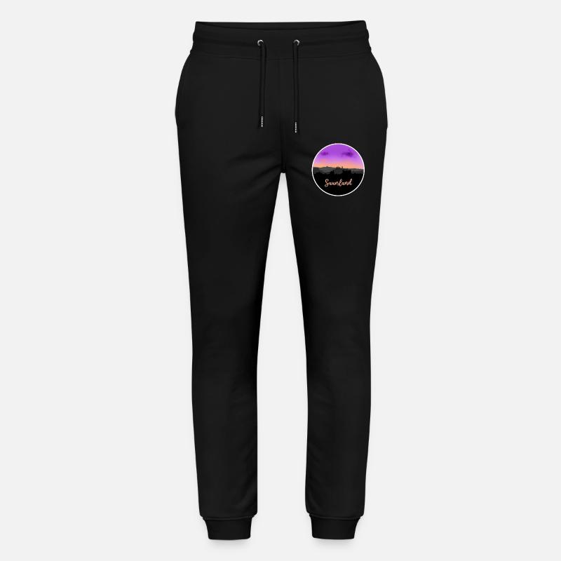 Sauerland Fineline Skyline - Pantalon de jogging bio MOVER Stanley/Stella unisexe - noir