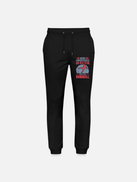 Handball Großvater - Stanley/Stella Unisex Bio Jogginghose Mover - Schwarz
