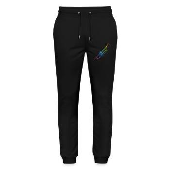 Trumpet - Stanley/Stella Mover Unisex Organic Jogging Trousers - black - Front - Marisol (170cm) & Nik (191cm)