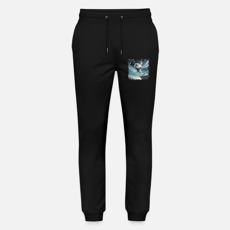 sportlicher Junge comic - Stanley/Stella Unisex Bio Jogginghose Mover  - Schwarz