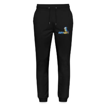 Parrot Saying Animal Lover Pet Bird Zoo - Stanley/Stella Mover Unisex Organic Jogging Trousers - black - Front - Marisol (170cm) & Nik (191cm)
