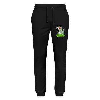 Krokodil Halloween Zombie - Stanley/Stella Unisex Bio Jogginghose Mover  - Schwarz - Vorne - Marisol (170cm) & Nik (191cm)