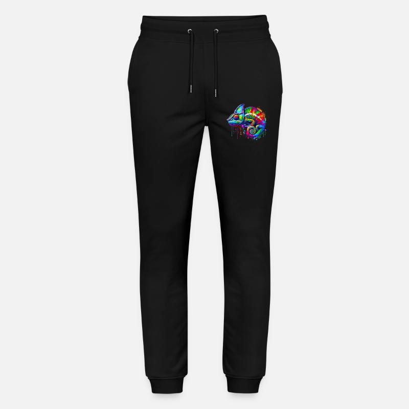 Chamäleon - Stanley/Stella Unisex Bio Jogginghose Mover  - Schwarz