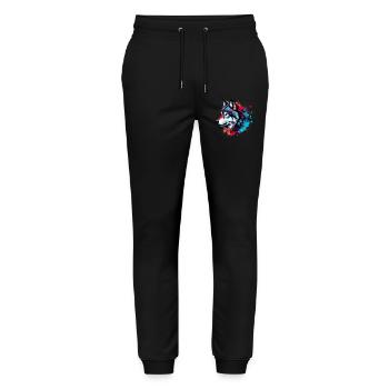 Wolf - Stanley/Stella Mover Unisex Organic Jogging Trousers - black - Front - Marisol (170cm) & Nik (191cm)