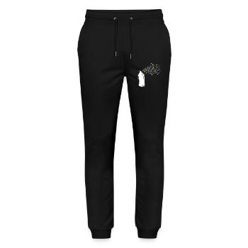 Graffiti Sprayer Spray Can Art Street Art - Stanley/Stella Mover Unisex Organic Jogging Trousers - black - Front - Marisol (170cm) & Nik (191cm)