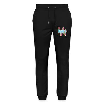 Crayons de couleur - Pantalon de jogging bio MOVER Stanley/Stella unisexe - noir - Devant - Marisol (170cm) & Nik (191cm)