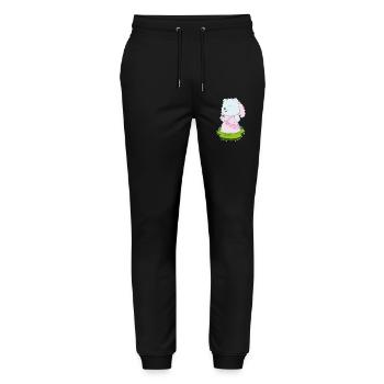 Polar Bear Bridal Wedding Dress Wedding - Stanley/Stella Mover Unisex Organic Jogging Trousers - black - Front - Marisol (170cm) & Nik (191cm)