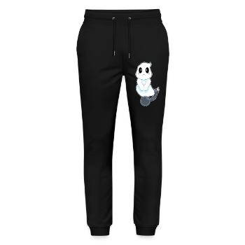 Geist Halloween Gefangener - Stanley/Stella Unisex Bio Jogginghose Mover  - Schwarz - Vorne - Marisol (170cm) & Nik (191cm)