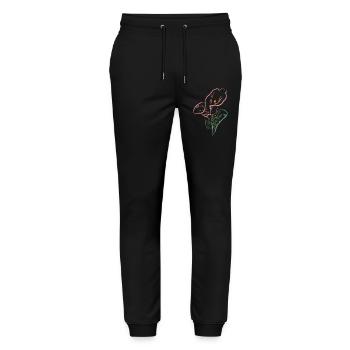 CALLA SoftPink - Stanley/Stella Mover Unisex Organic Jogging Trousers - black - Front - Marisol (170cm) & Nik (191cm)