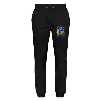 Kizomba Perspective sociale Kiz urbain - Pantalon de jogging bio MOVER Stanley/Stella unisexe - noir - Devant - Marisol (170cm) & Nik (191cm)