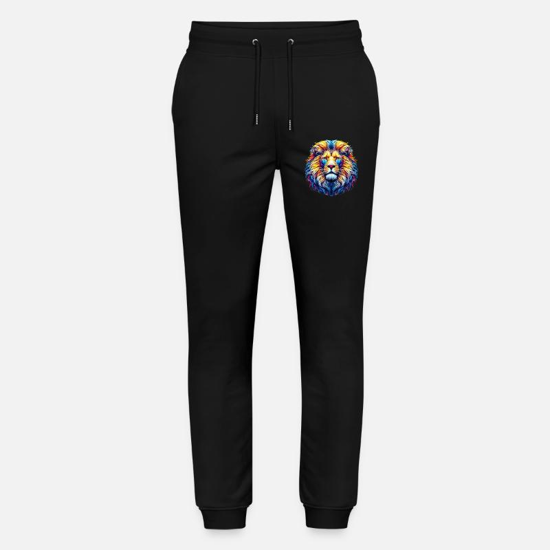 Löwe - Stanley/Stella Unisex Bio Jogginghose Mover  - Schwarz