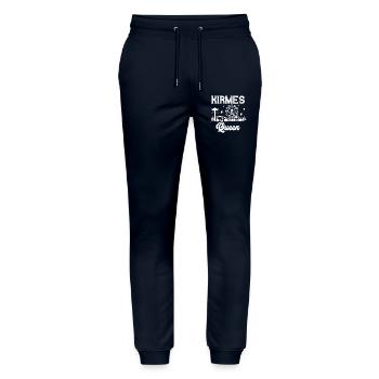 Funfair, Queen, Fair, Fair, Folk Festival - Stanley/Stella Mover Unisex Organic Jogging Trousers - navy - Front - Marisol (170cm) & Nik (191cm)