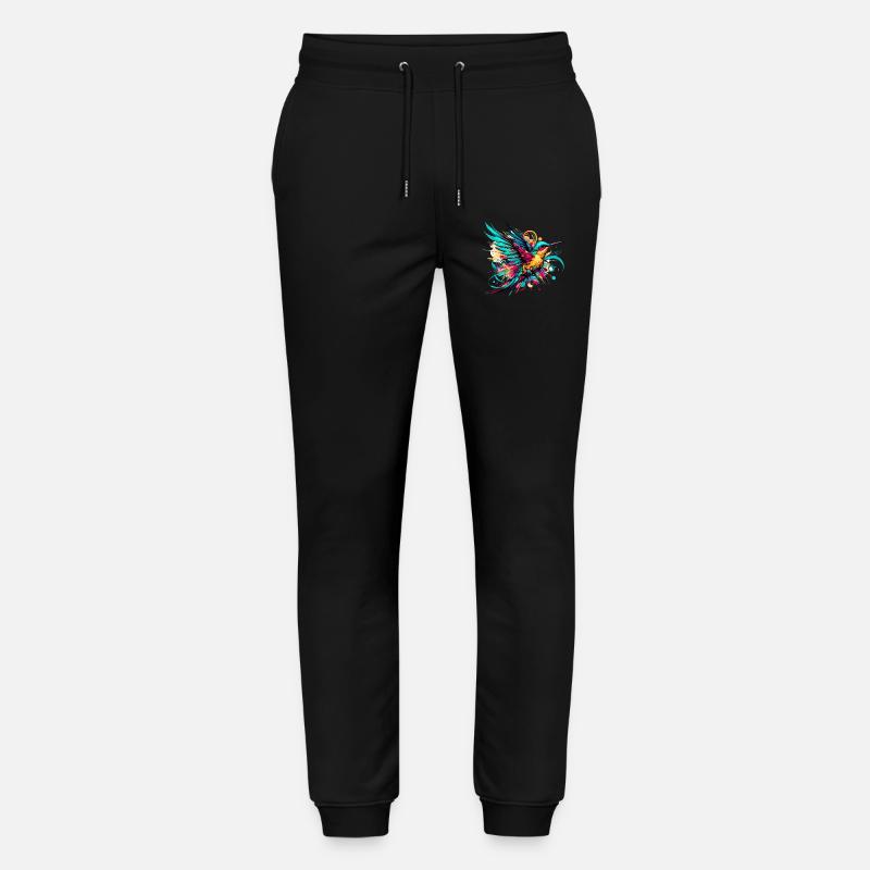 Kolibri - Stanley/Stella Unisex Bio Jogginghose Mover  - Schwarz
