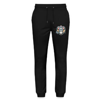 Lieblingsmaus - Stanley/Stella Unisex Bio Jogginghose Mover  - Schwarz - Vorne - Marisol (170cm) & Nik (191cm)