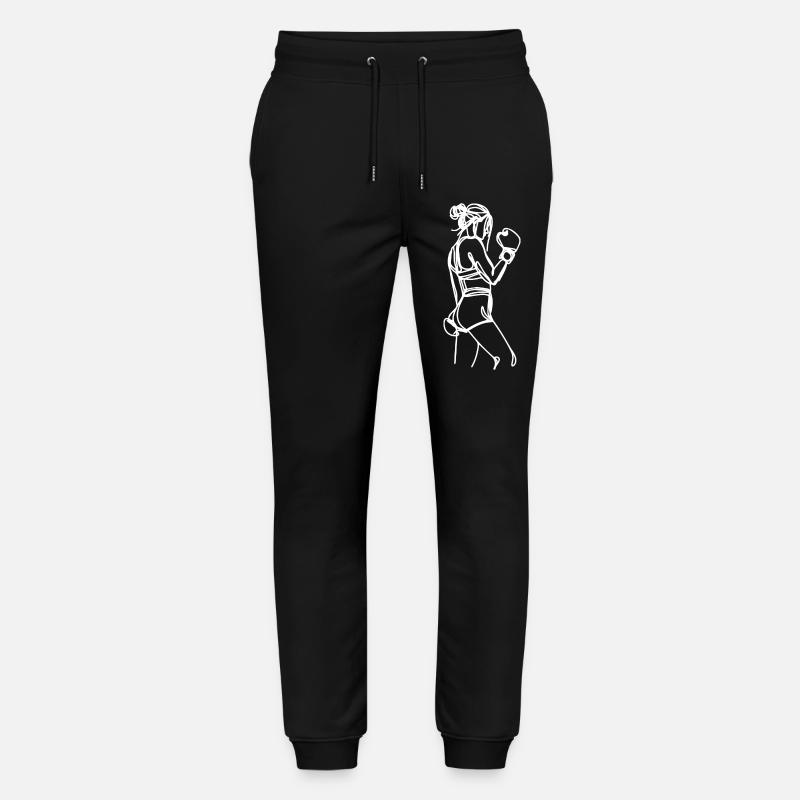 Graphique Boxer - Pantalon de jogging bio MOVER Stanley/Stella unisexe - noir
