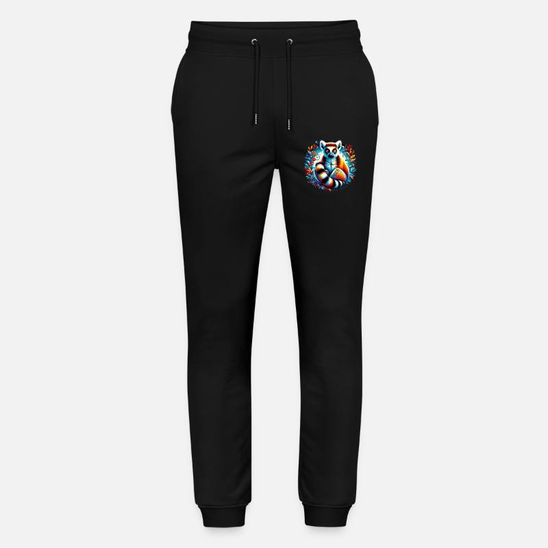 Lemur - Stanley/Stella Unisex Bio Jogginghose Mover  - Schwarz