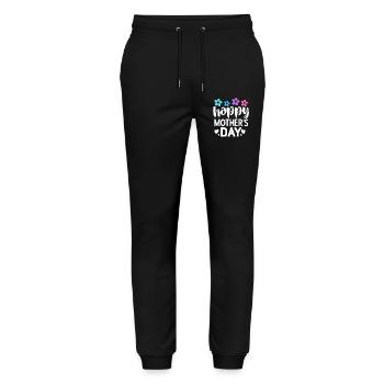 Happy Mother's Day - Stanley/Stella Mover Unisex Organic Jogging Trousers - black - Front - Marisol (170cm) & Nik (191cm)