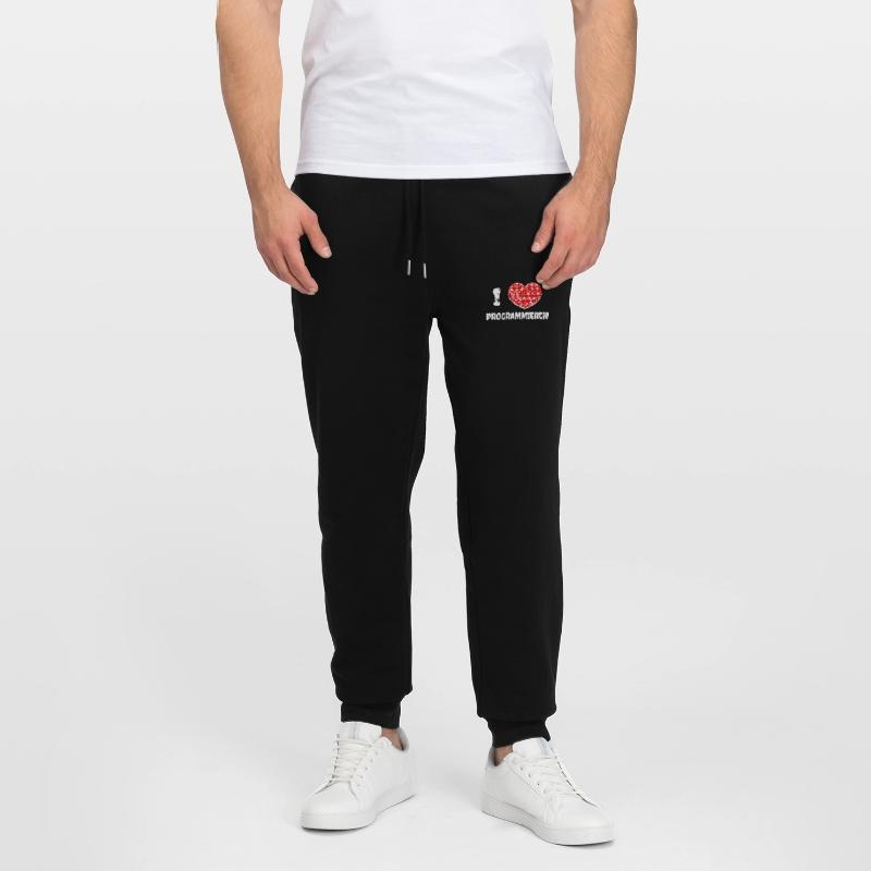 Developer Heart Programmer Statement Computer Science Stanley/Stella Mover Unisex Organic Jogging Trousers