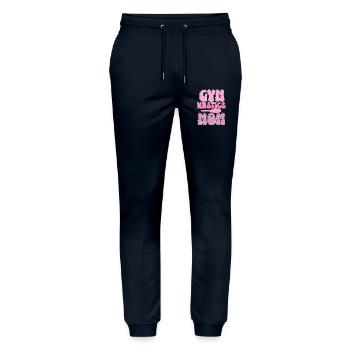 Gymnastik Mutter Turnen lustiger Spruch Mütter - Stanley/Stella Unisex Bio Jogginghose Mover  - Navy - Vorne - Marisol (170cm) & Nik (191cm)