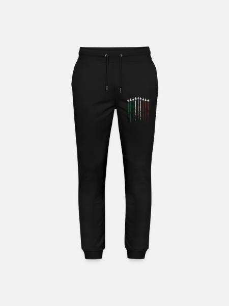 Flag Hue Swords in Green White Red - Stanley/Stella Mover Unisex Organic Jogging Trousers - black