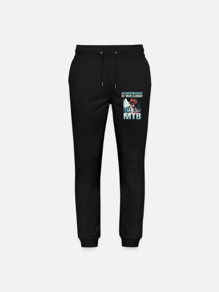 Geschwindigkeit ist mein Element - Stanley/Stella Unisex Bio Jogginghose Mover  - Schwarz