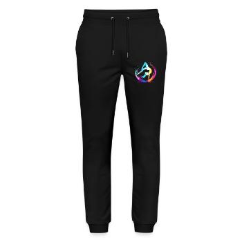 Gymnast Gymnastics Gymnastics Club Gymnastics Gymnastics - Stanley/Stella Mover Unisex Organic Jogging Trousers - black - Front - Marisol (170cm) & Nik (191cm)