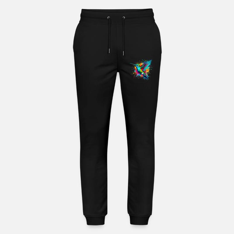 Kolibri - Stanley/Stella Unisex Bio Jogginghose Mover  - Schwarz