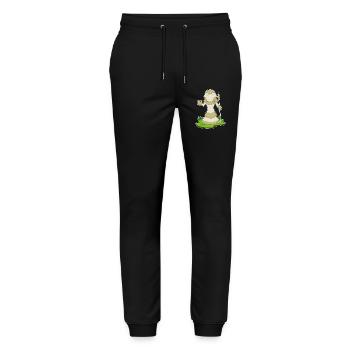 Chess piece pawn chess - Stanley/Stella Mover Unisex Organic Jogging Trousers - black - Front - Marisol (170cm) & Nik (191cm)