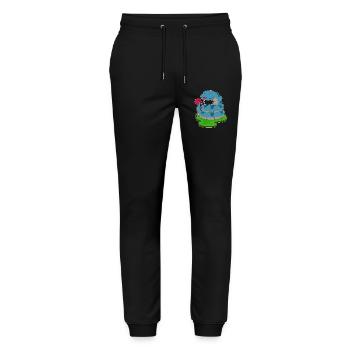 Jeu de cartes Snake Poker Poker - Pantalon de jogging bio MOVER Stanley/Stella unisexe - noir - Devant - Marisol (170cm) & Nik (191cm)